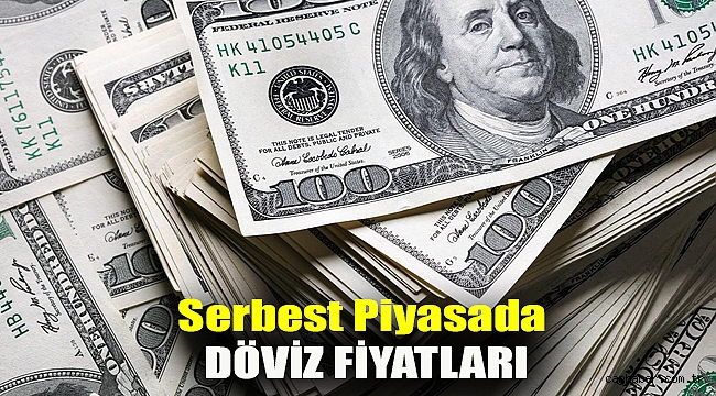 Serbest piyasada döviz fiyatları