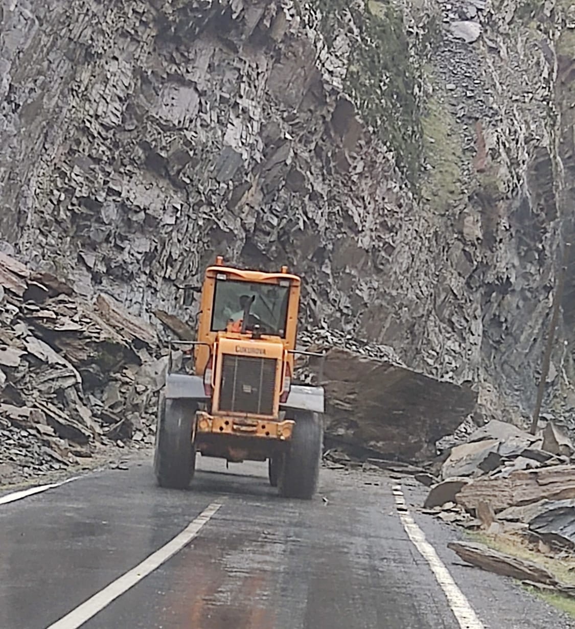 Şırnak-Beytüşşebap yolunda heyelan 