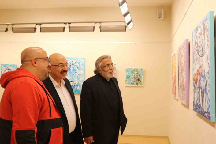 SANKO Sanat Galerisinde Kervansarayların İzinde resim sergisi